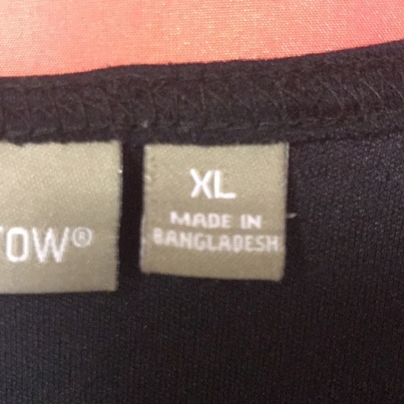 Croft & Barrow Women’s Black Tank XL Polyester Perfect layering piece EUC - Picture 3 of 8